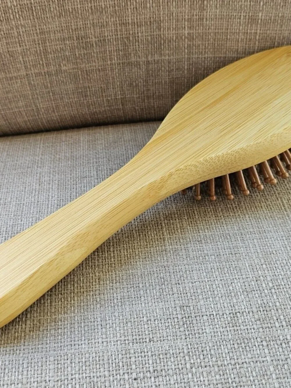 Real Wood Hair Brush Tan Hair Accessories Hair Styling Brush New Unbranded